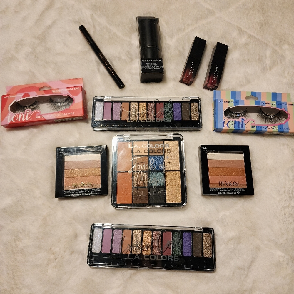 🔥$78 Value 👀Revlon, Tahari,Anastasia B.H, L.A. Colors,Ioni Makeup Bundle